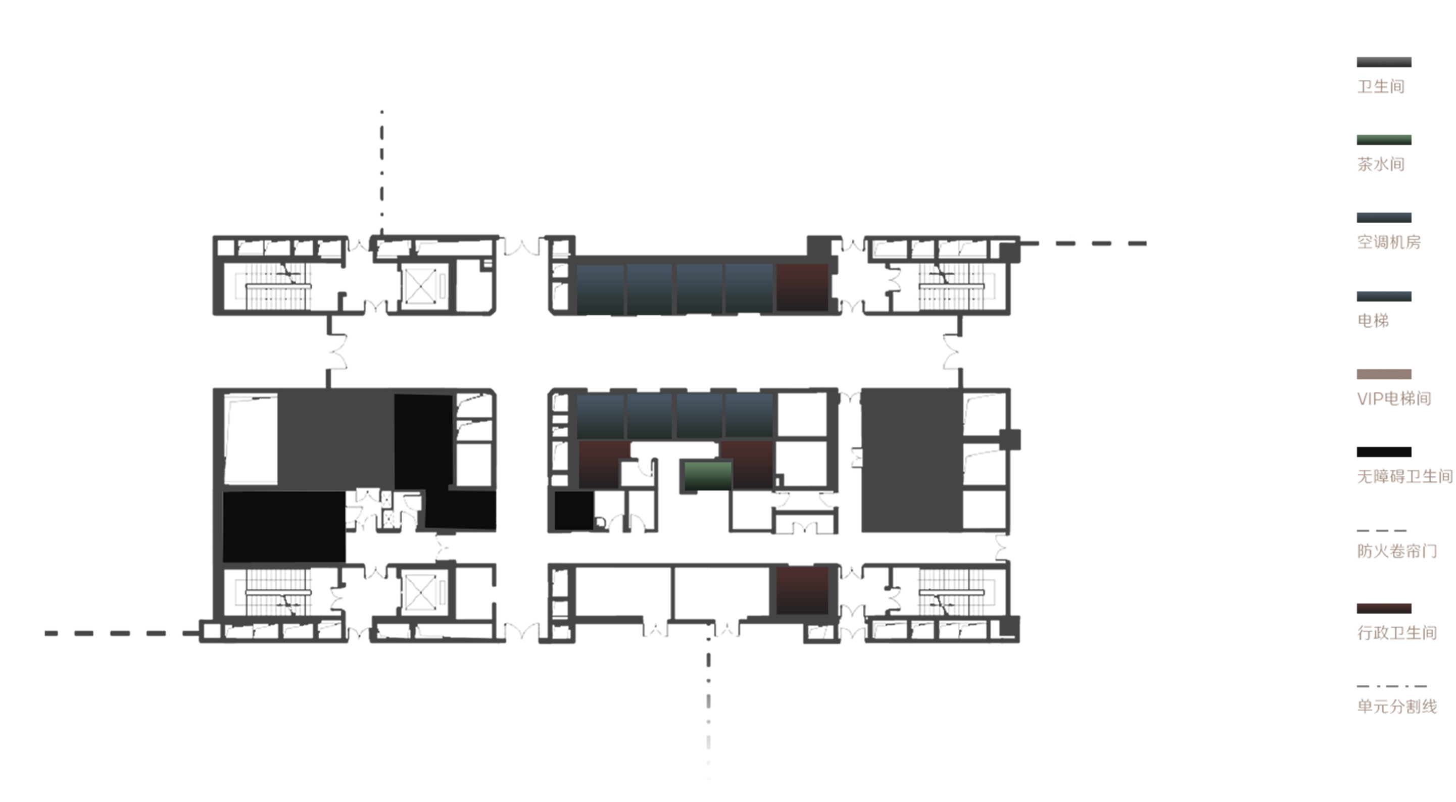 <h4>高区</h4><p>标准层平面图</p>